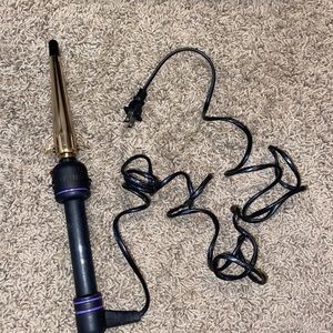 Hot Tools Ceramic Curling Wand, 1” tapered to 0.5”